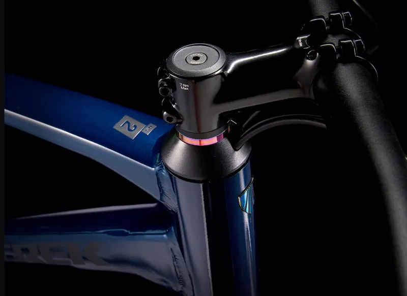 Trek Dual Sport 2 Gen 5 Hybrid Bike 2024 in Mulsanne Blue-1